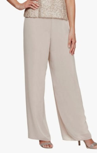 Wholesale Chiffon Straight Leg Pant Alex Evenings 370927