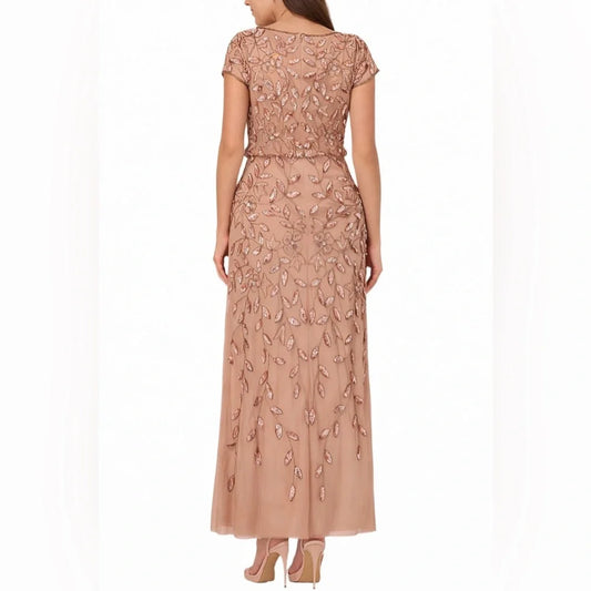 Plus Size Beaded Blouson Gown Adrianna Papell AP1E211724
