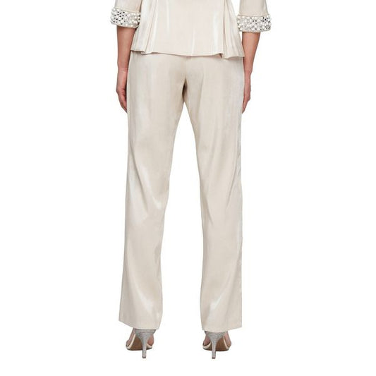 Wholesale Straight Leg Stretch Shimmer Pant Alex Evenings 8455298
