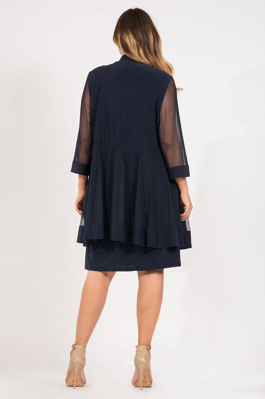 R&M Richards Short Formal Mother of the Bride Plus Size Dress - The Dress Outlet R&M Richards