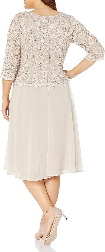 Alex Evenings 4121796 Short Mother of the Bride Dress