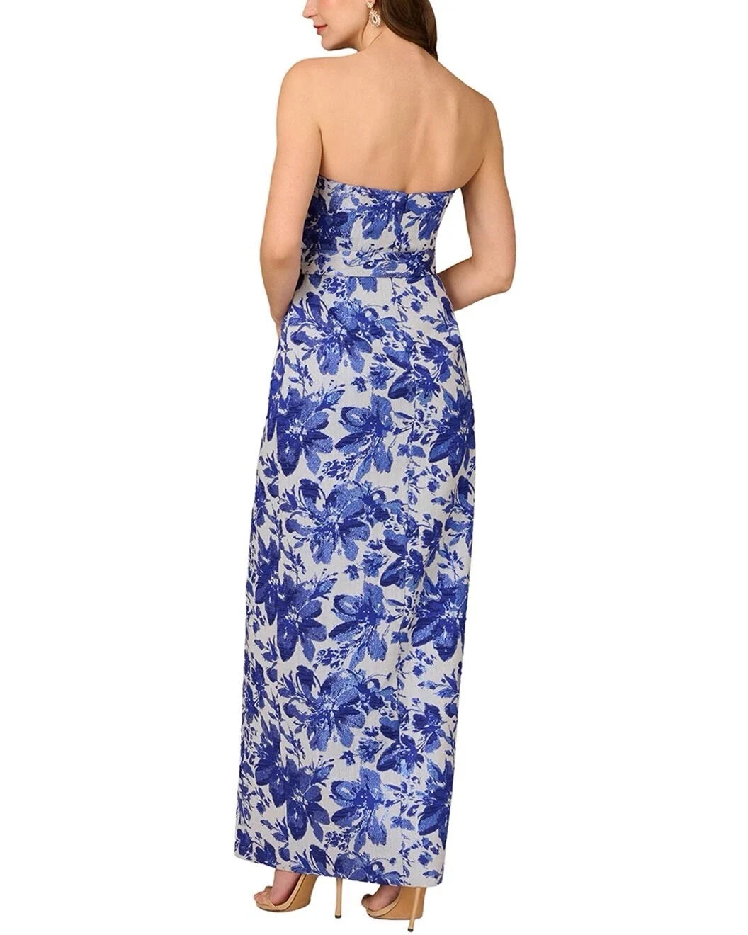 Floral Jacquard Gown Aidan Mattox MD1E209541