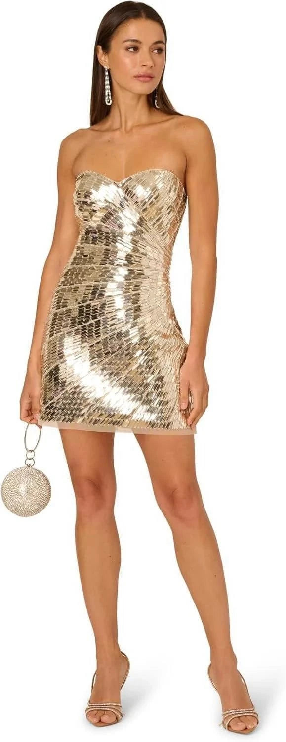 Adrianna Papell ADAE212553 - Light Gold